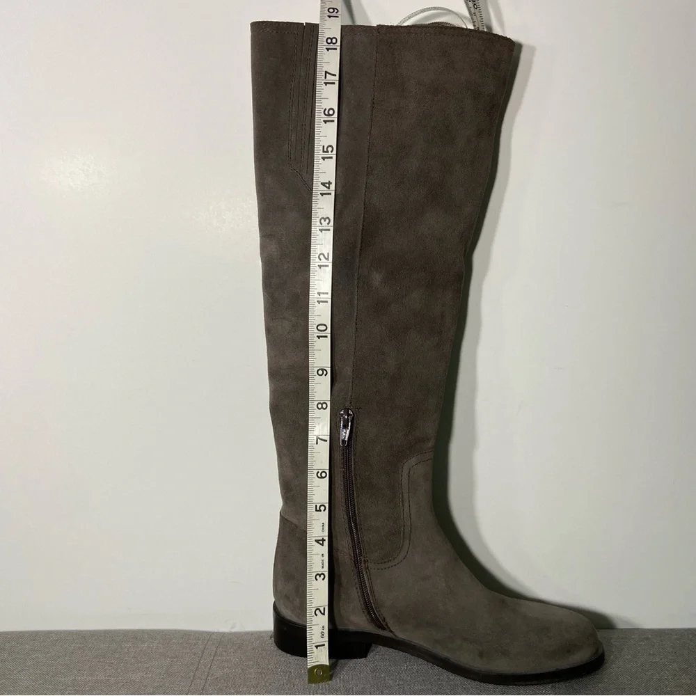 Garnet Hill Tall Italian Suede Riding Boots- woman’s size 6